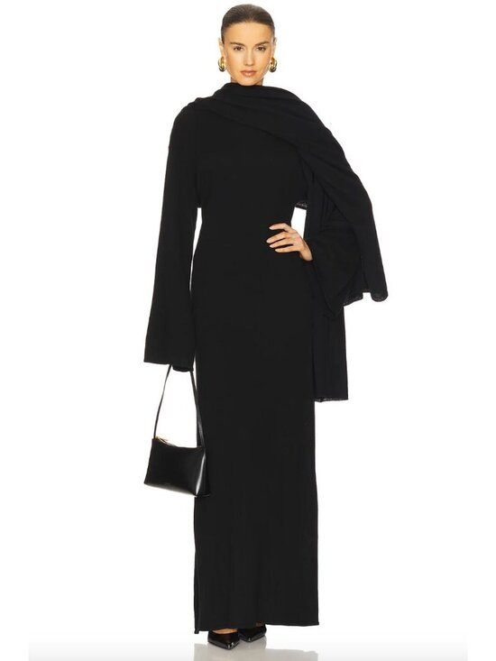 Helsa Accessories - Helsa Briella Cashmere Knit Scarf Black One Size
